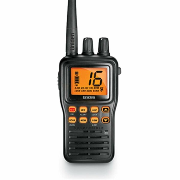 Uniden Two-Way VHF Submersible Handheld Marine Radio UN62736